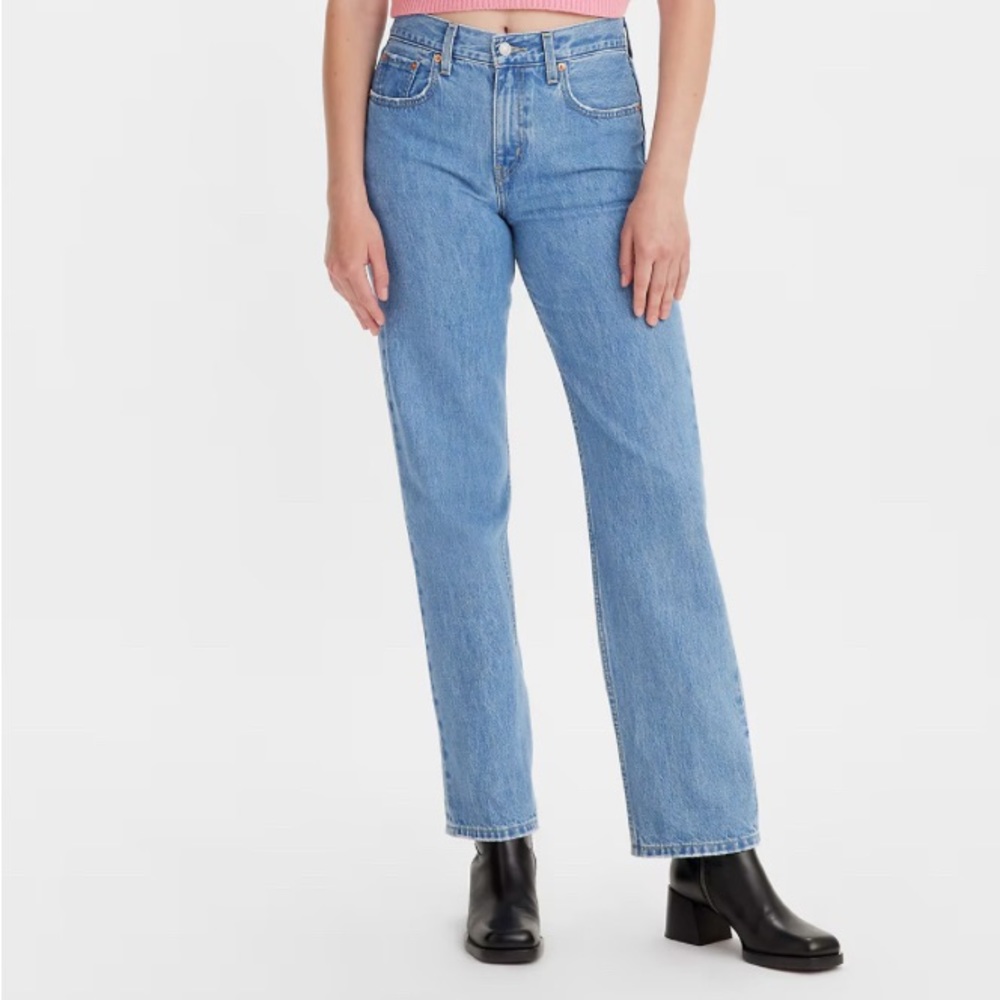 Levi’s Low Pro Straight Jeans in Charlie Try